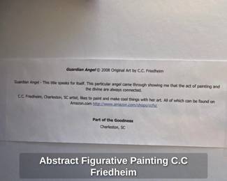 Abstract Figurative Painting C. C. Friedheim 
