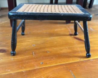 Antique Can Seat Footstool 
