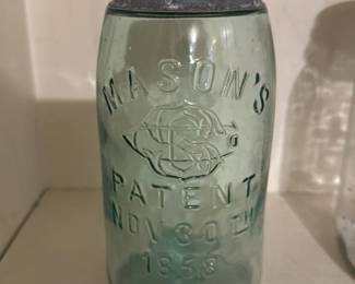 Mason's Patent Nov 30th 1858 Canning Jar 