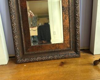 Ornate Bronze Toned Framed Mirror 