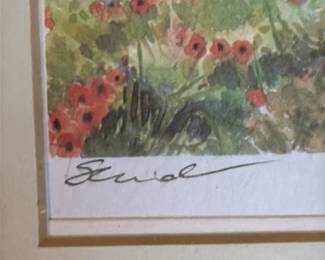 Tuscan Landscape Watercolor 