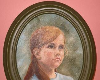 Portrait of a Young Girl by Pat Hubinger 