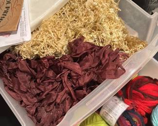 Hand-dyed Silk Ribbon and Yarn Collection 