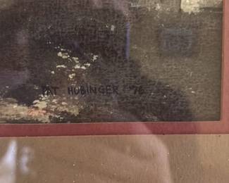 Abstract Watercolor Painting by Kat Hobinger 