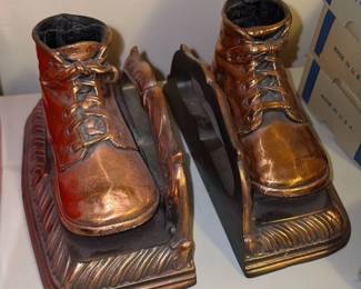 Vintage "High Top Boot" Bookends 