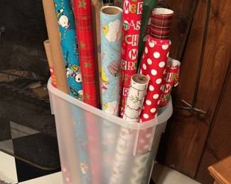 Assorted Rolls and Wrapping Paper 