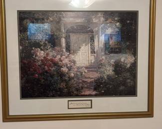 Framed Art Print with Bible Verse 