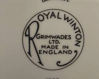 Royal Winton Grimwades Welbeck Plate Set of 4 
