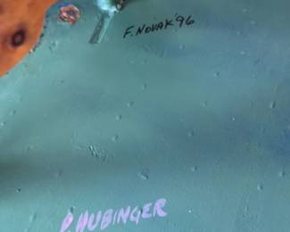 Hand Painted Folk Art Chair 