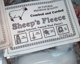Natural Sheep Fleece Combed and Carded 