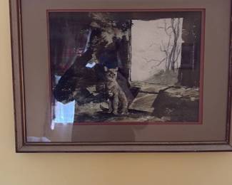 Abstract Watercolor Painting by Kat Hobinger 