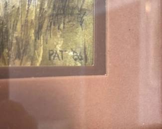 Watercolor Painting of a Coastal Scene with a Boat and Barn 