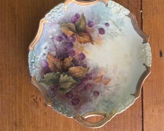 Hand-painted Porcelain Berry Dish 