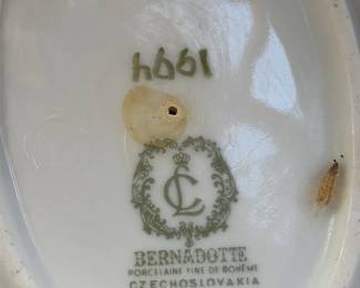 Bernadotte Porcelain Fine de Boheme Teacup and Saucer 
