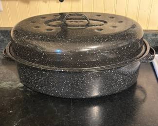 Granite Ware Roaster Pan with Lid 