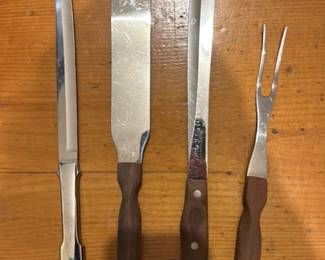 Vintage Carving Set 