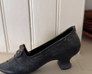 Cast Iron "Cinderella" Shoe Doorstop or Figurine
