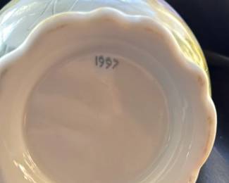 Antique Porcelain Creamer with Floral Motif 