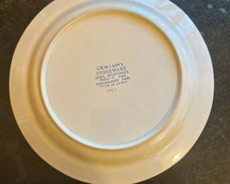 Century Stoneware "Lemon Grove" Plate 