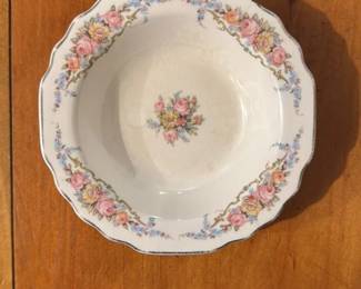 Vintage Floral Bowl 