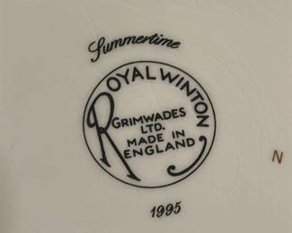 Royal Winton Summertime Plate Set of 2 