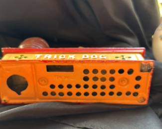 Cast Iron "Trick Dog" Mechanical Bank