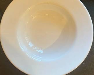 White Porcelain Soup Bowl 