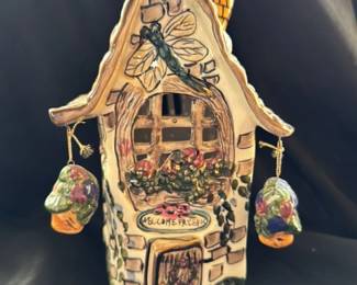 Fairy House Ceramic Tea Light Holder 