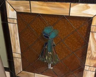 Stained Glass Panel with little girl motif 
