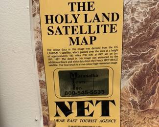The Holy Land Satellite Map 
