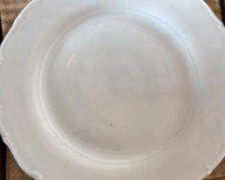 Haas & Czizek White Porcelain Plate 