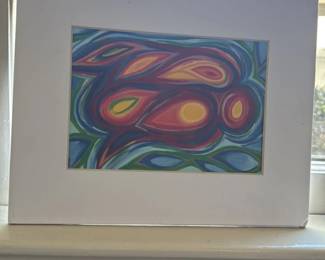 Abstract Figurative Painting C. C. Friedheim 