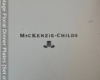 vintage floral dinner plates (set of 5)