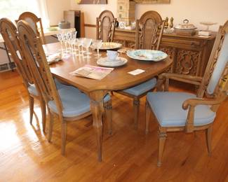 Dining Room Table and Chairs by Rom Weber