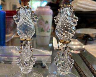 Blown glass perfume