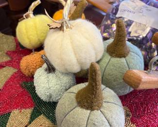 Felt Pumpkins are perfect for this time of year