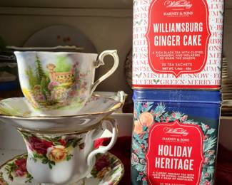 Harney & Sons Williamsburg Ginger Cake and Holiday Heritage are just a few of the Holiday Teas.