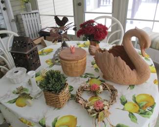 assorted decor items = there is more . 