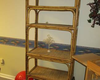 rattan shelf 