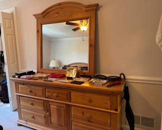 Broyhill dresser and mirror