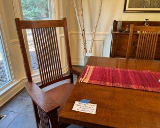 L & JG Stickley captain's chair