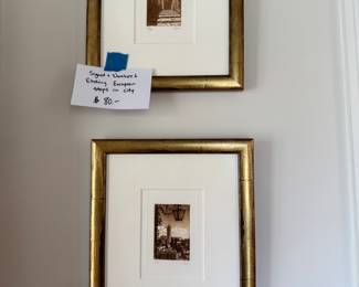 Signed and numbered etchings