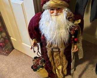 #140	36 inch tall Santa 	 $30.00 			
