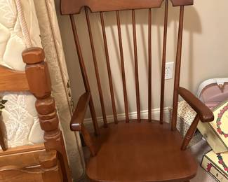 #54	Wood Rocking Chair	 $50.00 			
