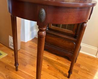 #29	Half Round Entry Table - 24x12x29	 $75.00 			

