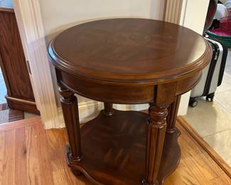#59	Wood Round end table w/inlay - 24round x 25T	 $125.00 			
