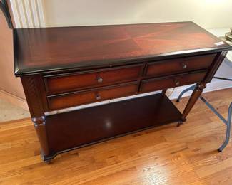 #23	Wood Look 4 drawer Sofa Table - 48x16x32	 $125.00 			
