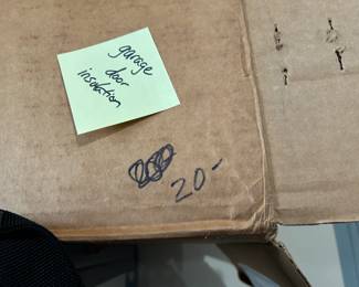 #120	Garage door insulation foam panels (4 total)	 $20.00 			
