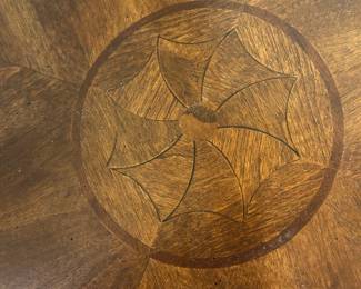 #59	Wood Round end table w/inlay - 24round x 25T	 $125.00 			
