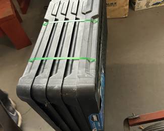 #103	Hart 5 tier plastic Shelf - 24x36x72	 $40.00 			
